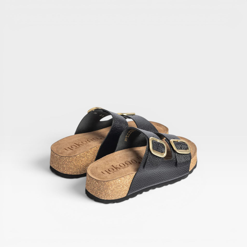 Sandalia plataforma WIWI-003 negro - Yokono
