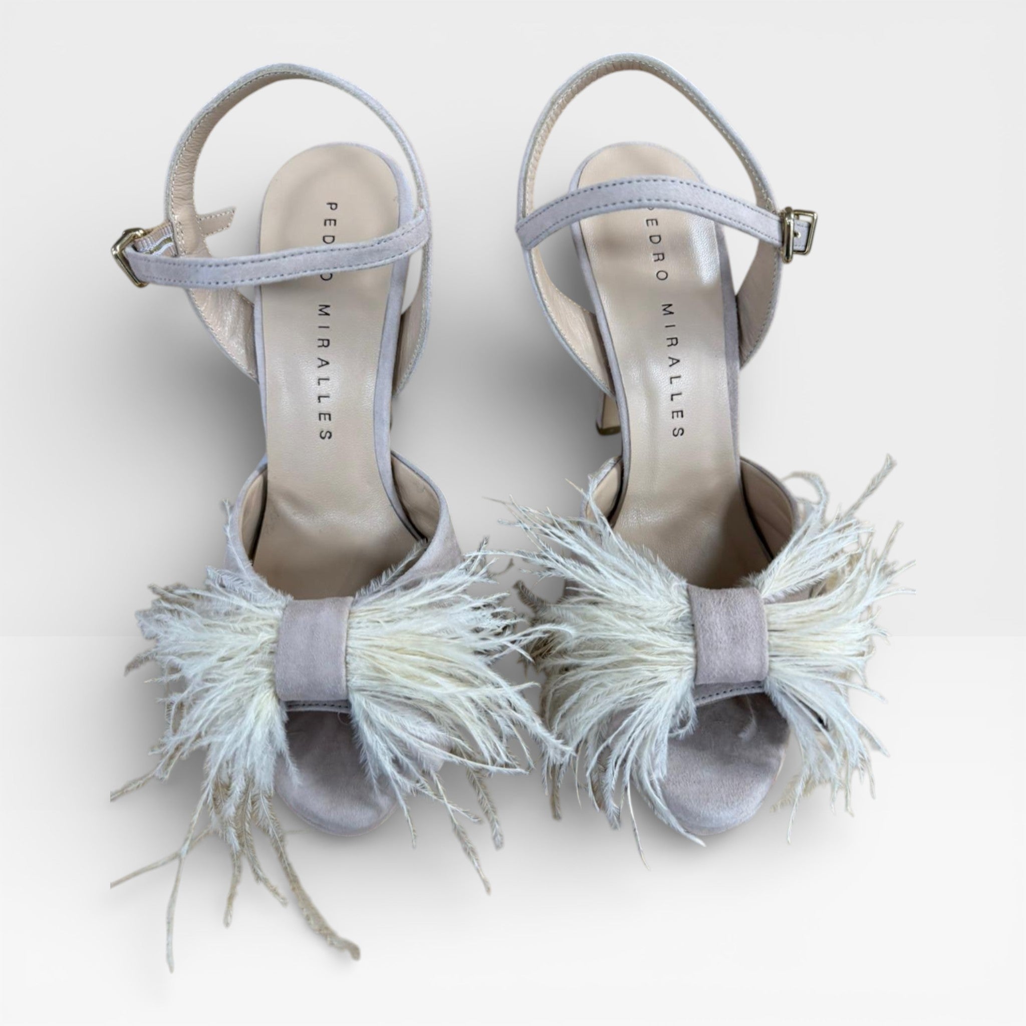 Sandalias Tacón Novia Cíes Nude - Pedro Miralles