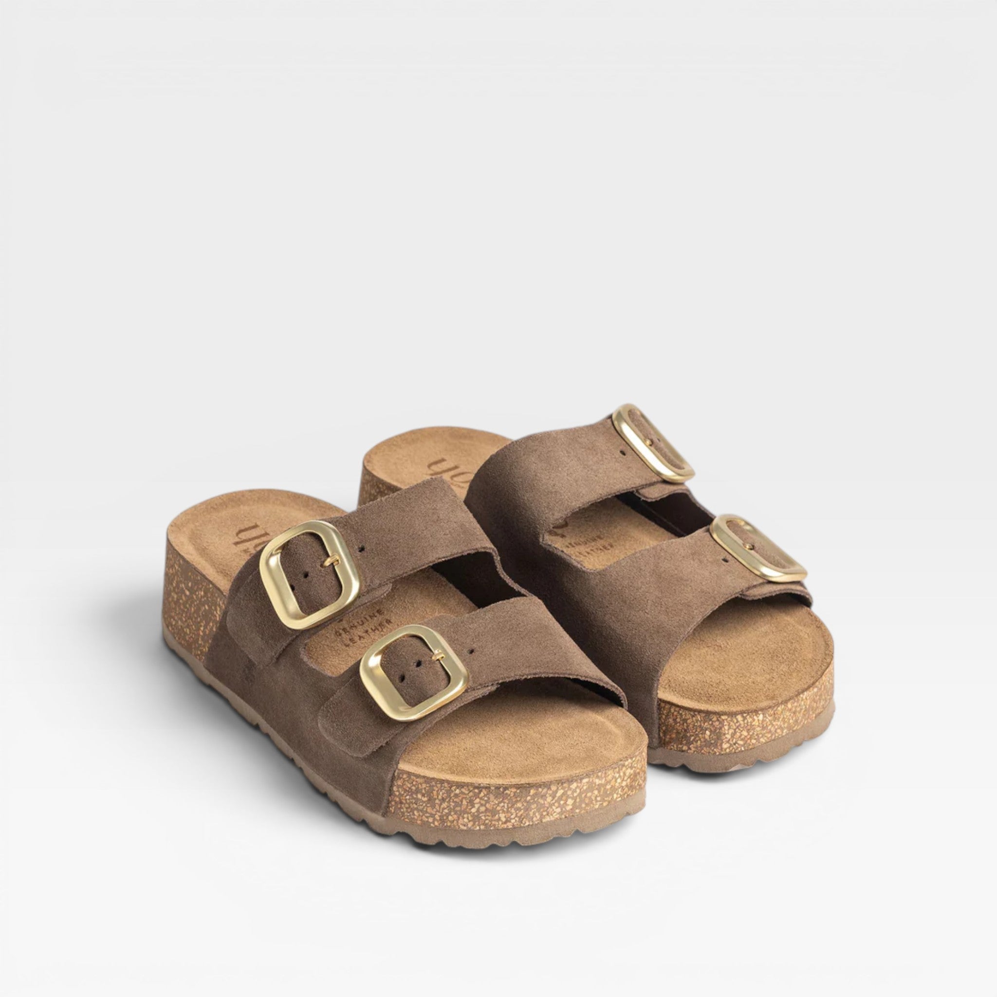 Sandalia plataforma WIWI-003 marrón - Yokono