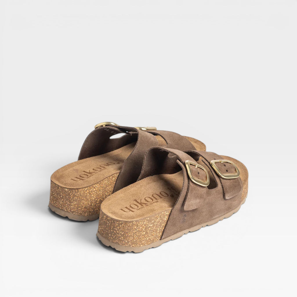Sandalia plataforma WIWI-003 marrón - Yokono