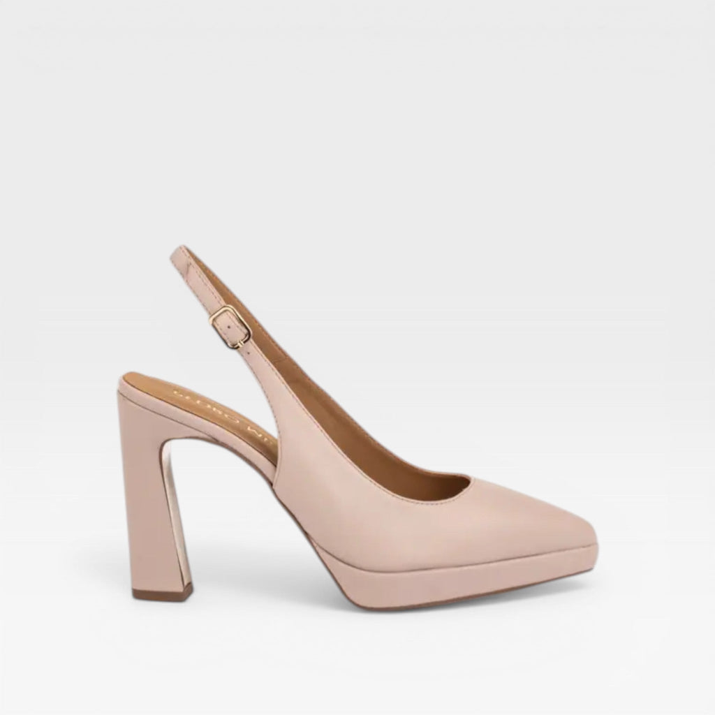 Zapatos Tacón rena nude - Pedro Miralles