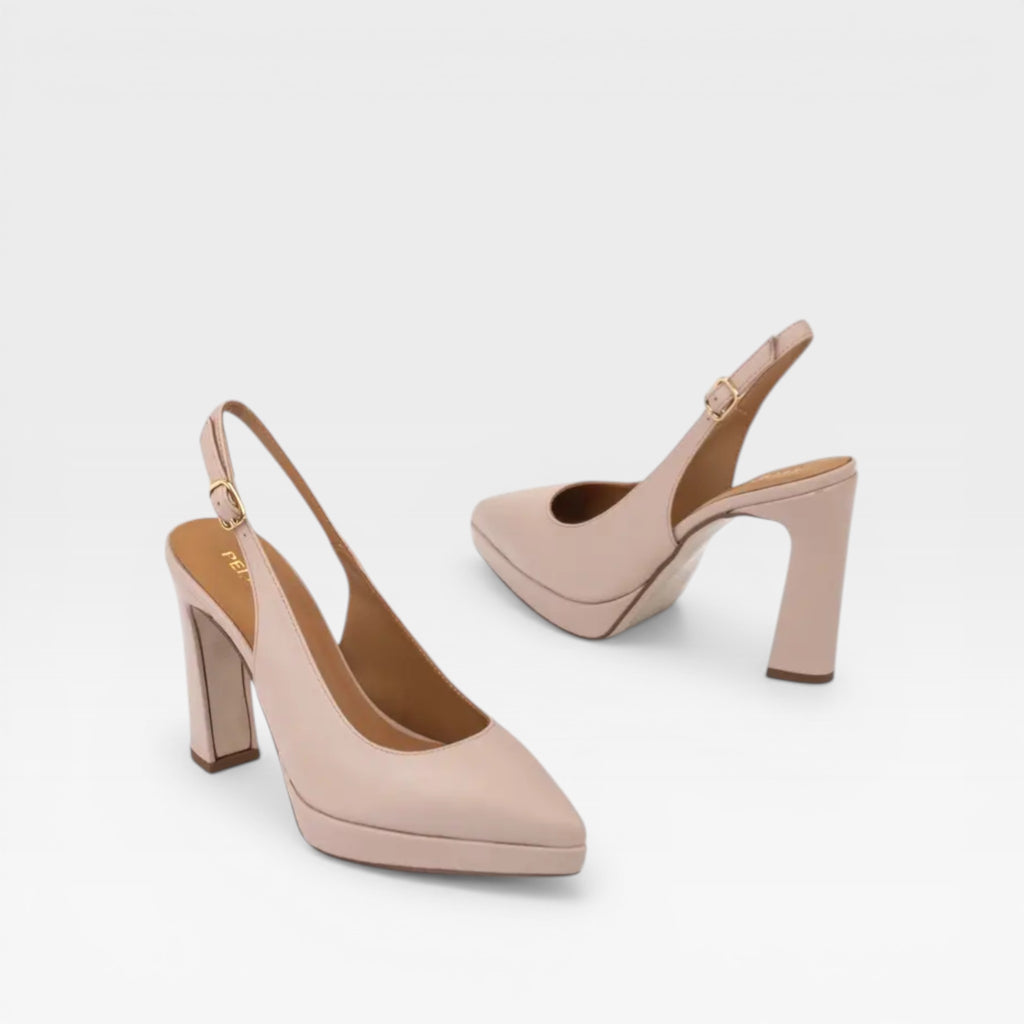 Zapatos Tacón rena nude - Pedro Miralles