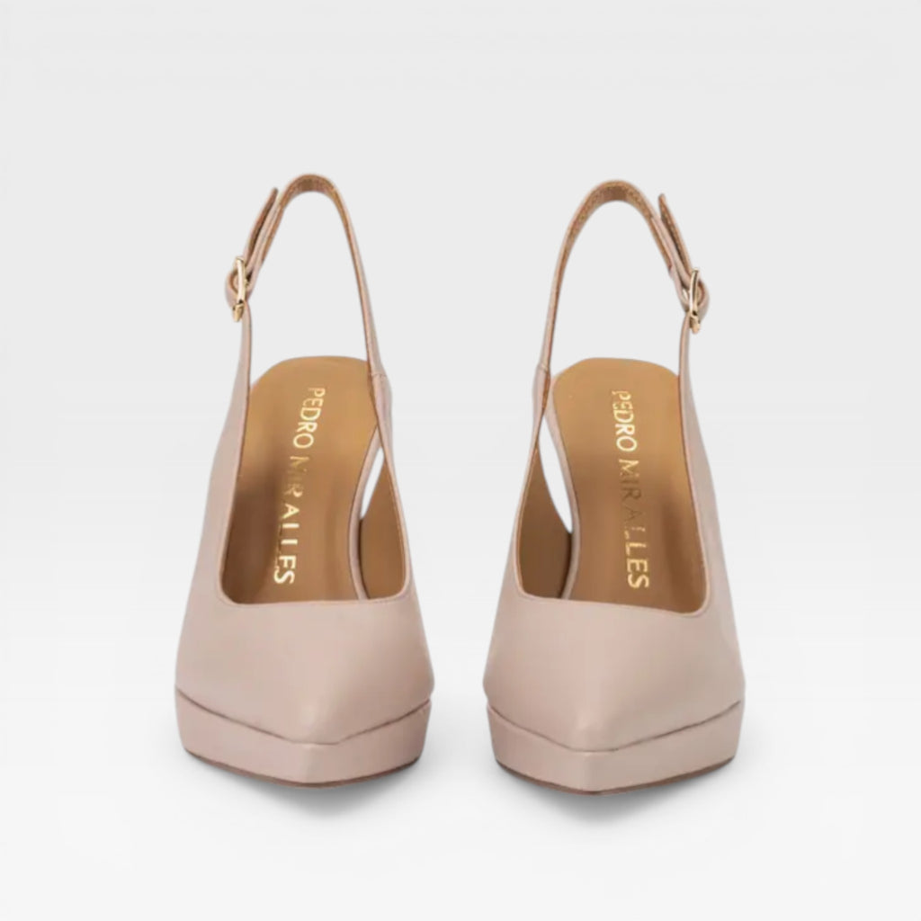 Zapatos Tacón rena nude - Pedro Miralles