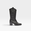 Bota Cowboy negra piel - Yowas