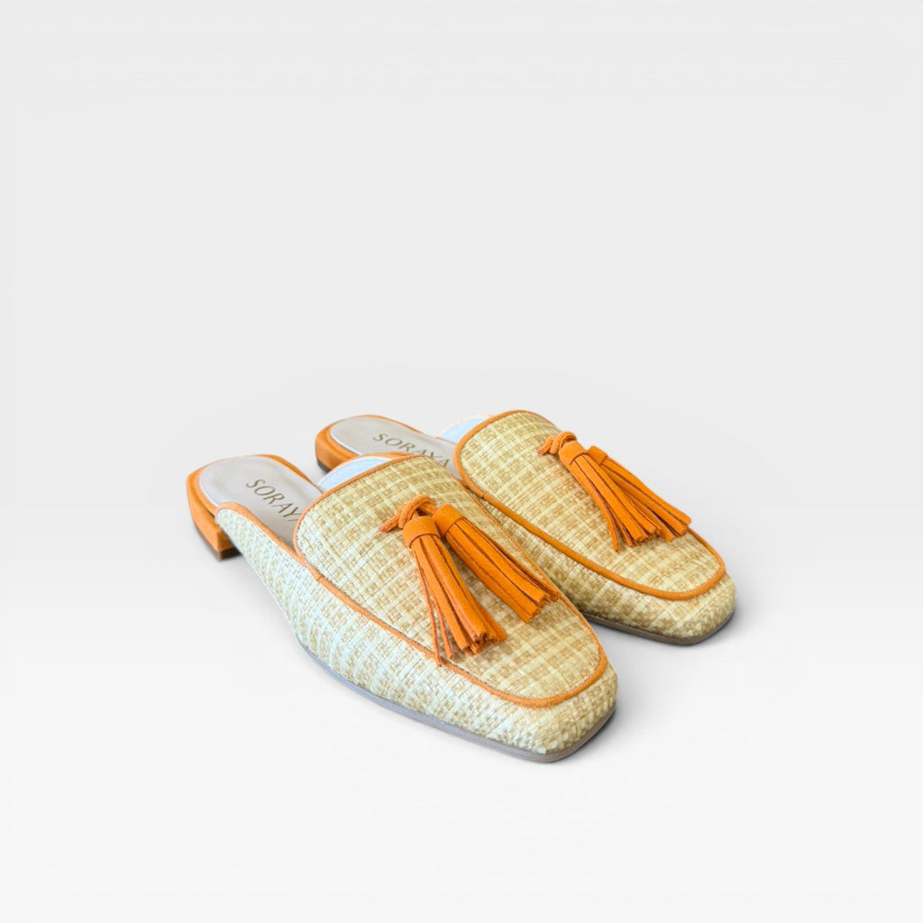 Mule naranja y camel - Soraya