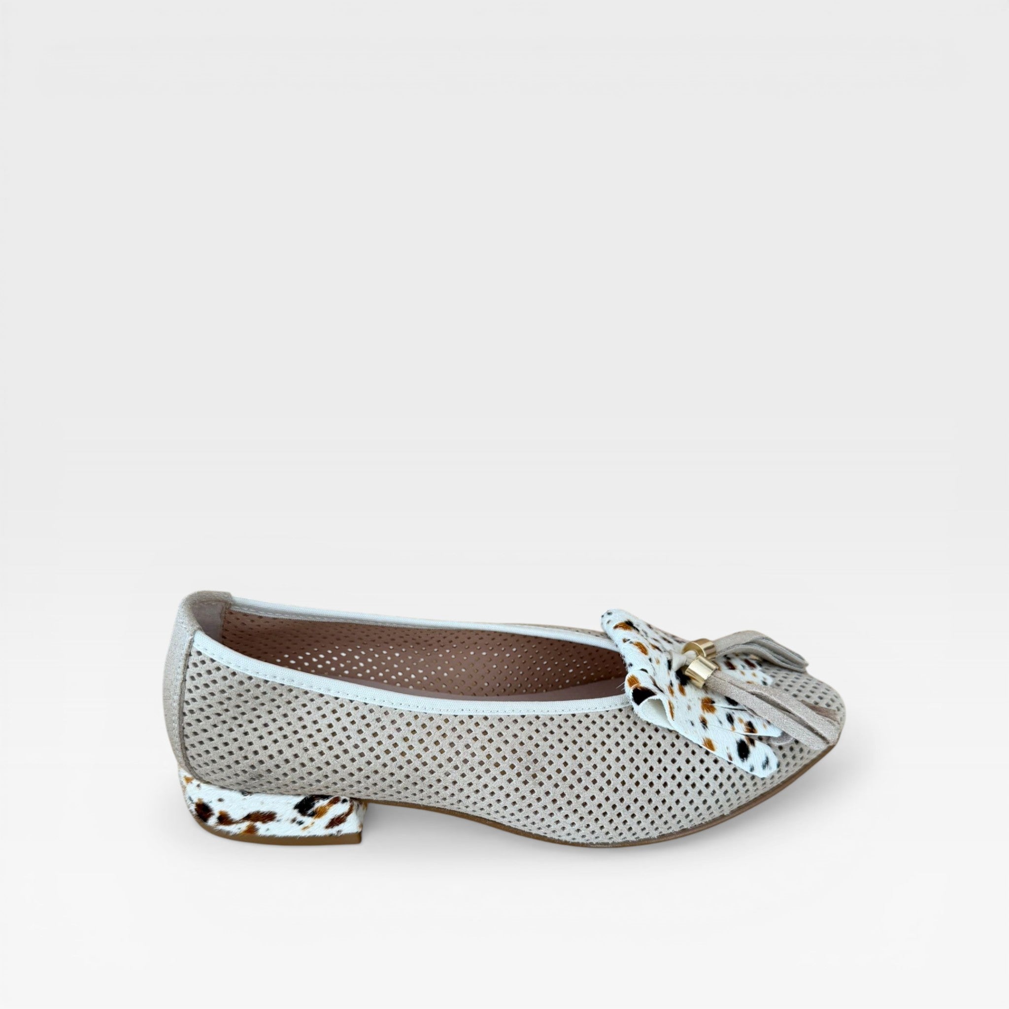 Mocasín beige borlas - Nival