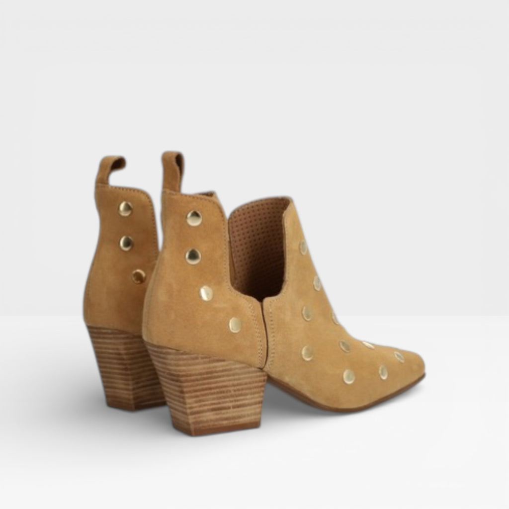 Botín tachas mujer Ankle Camello - Alpe