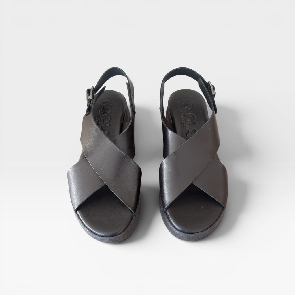 Sandalia cruce negra - Kaola