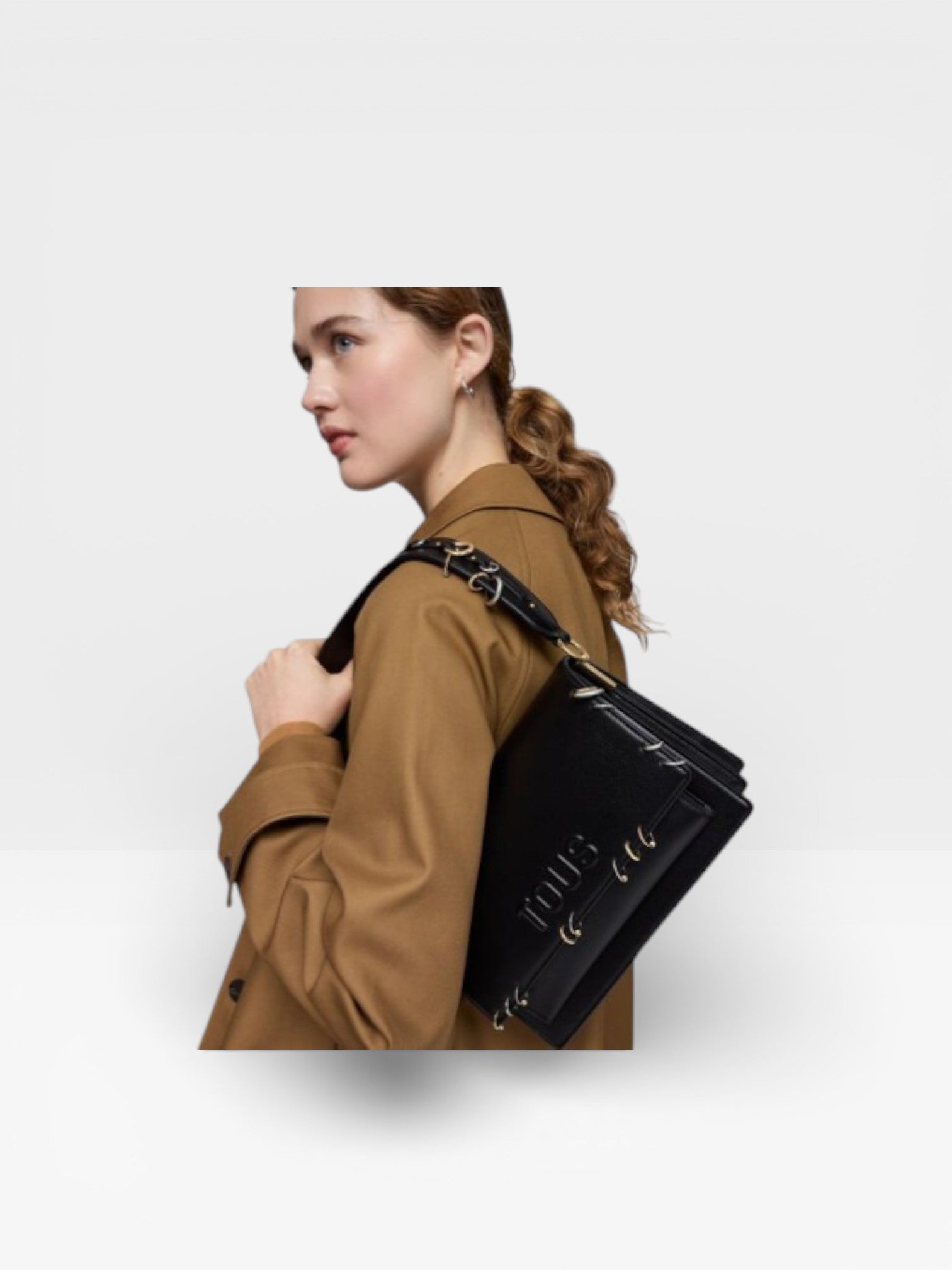 Bandolera mediana negro Audree earrings - TOUS