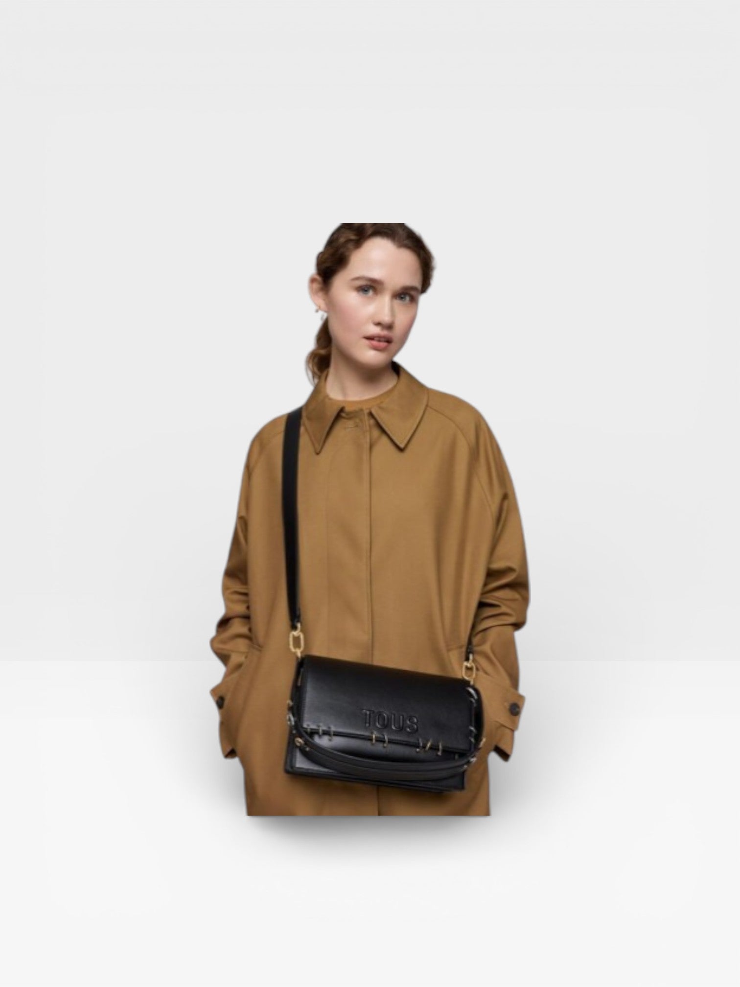 Bandolera mediana negro Audree earrings - TOUS