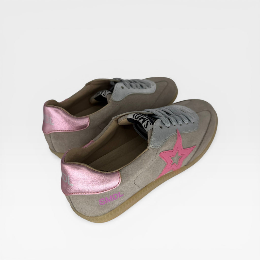 Zapatillas Gris y rosa  - Silver Moose