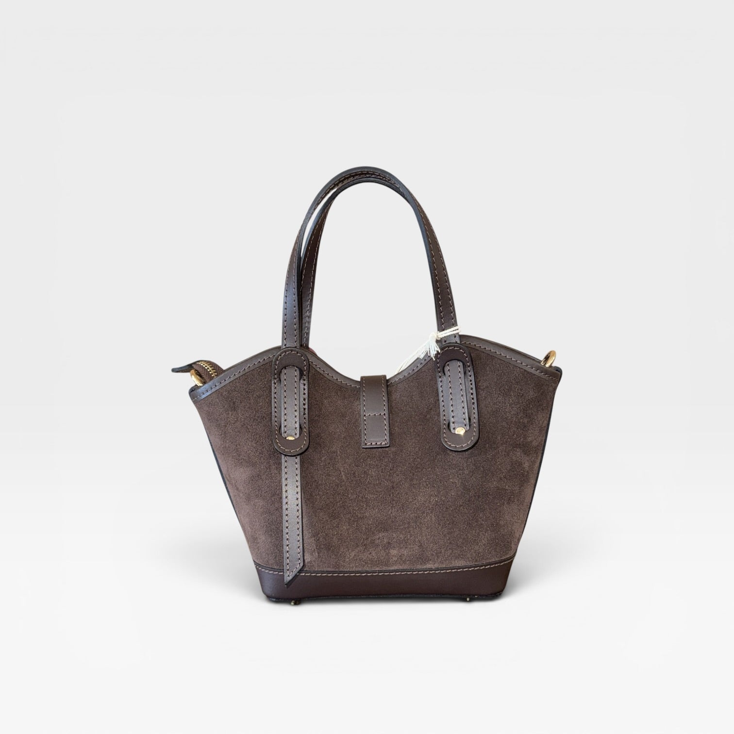Bolso piel - Marrón chocolate