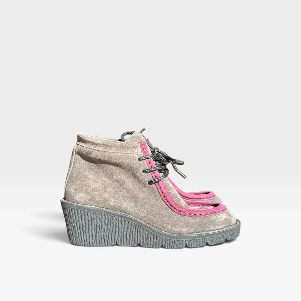 Botin Vóley Burgundy gris - Soraya