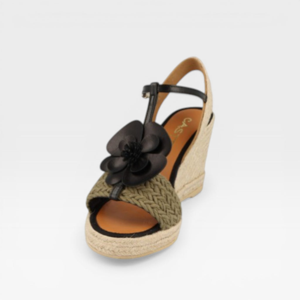 Cuña Casteller 931/ Trenza Kaki - Casteller