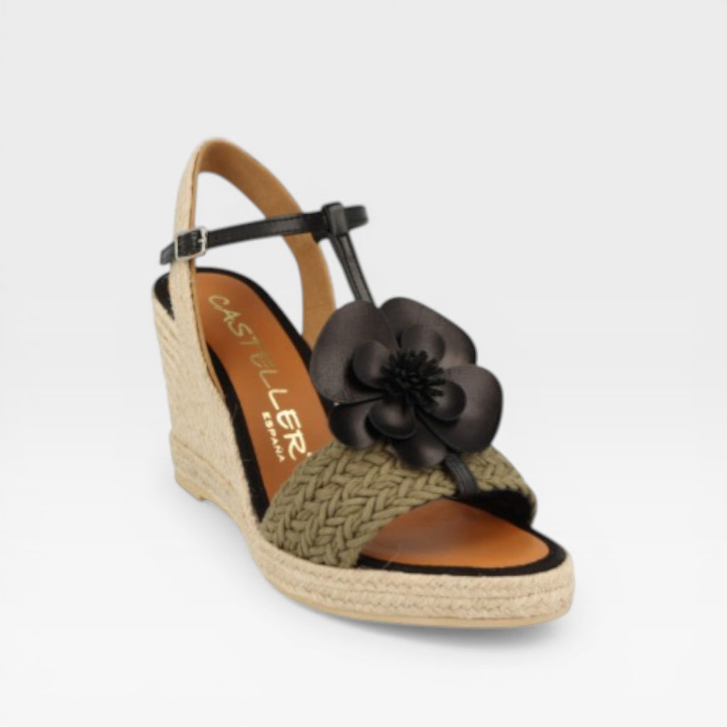 Cuña Casteller 931/ Trenza Kaki - Casteller