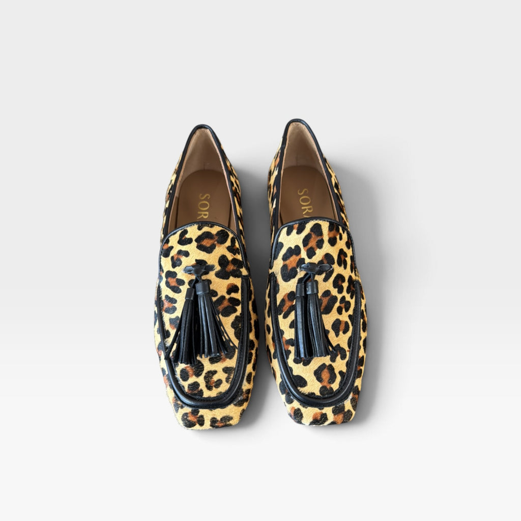 Mocasin borlas animal print   - Soraya