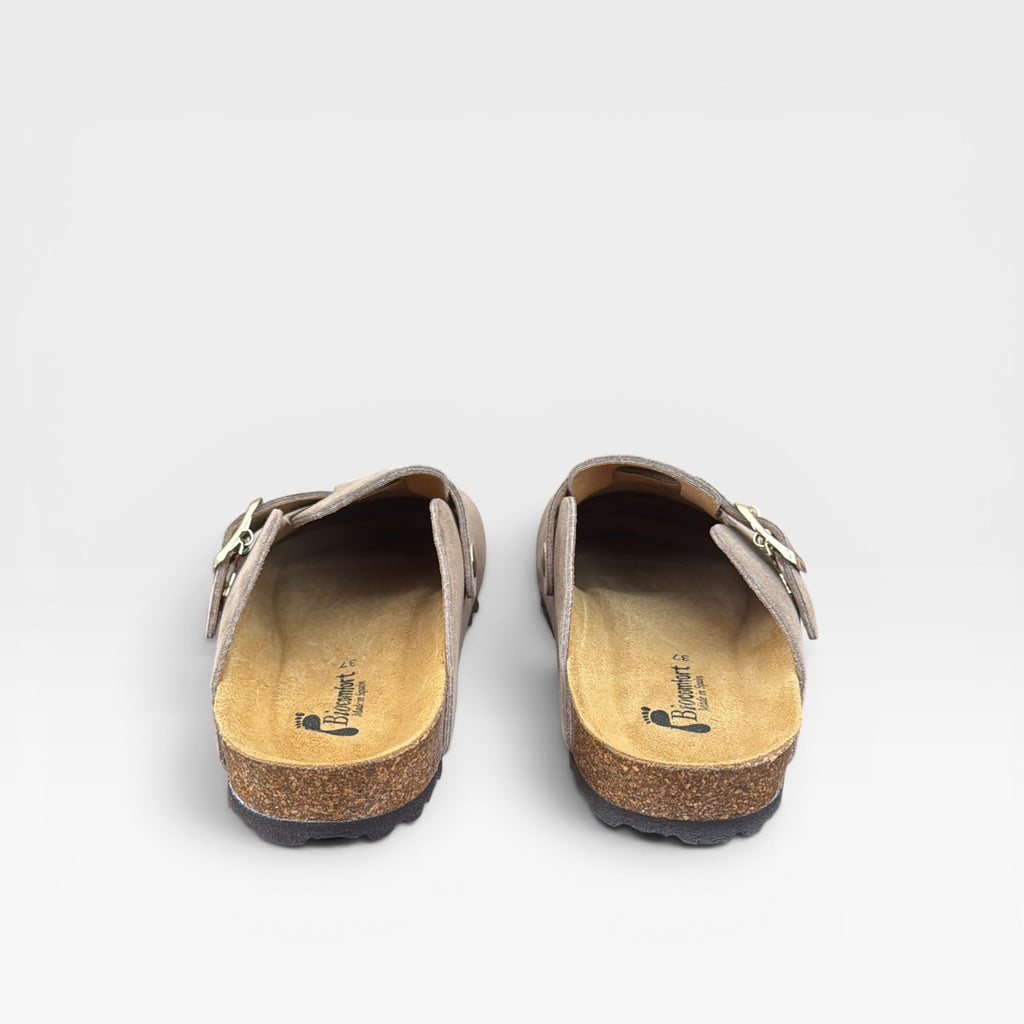 Zueco Juliet Taupe- Biocomfort
