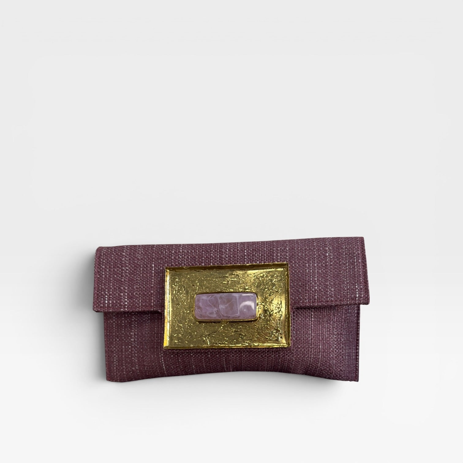 Bolso fiesta buganvilla con detalle joya -Sitara