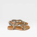 Sandalias tiras Animal print  - Carla Tortosa