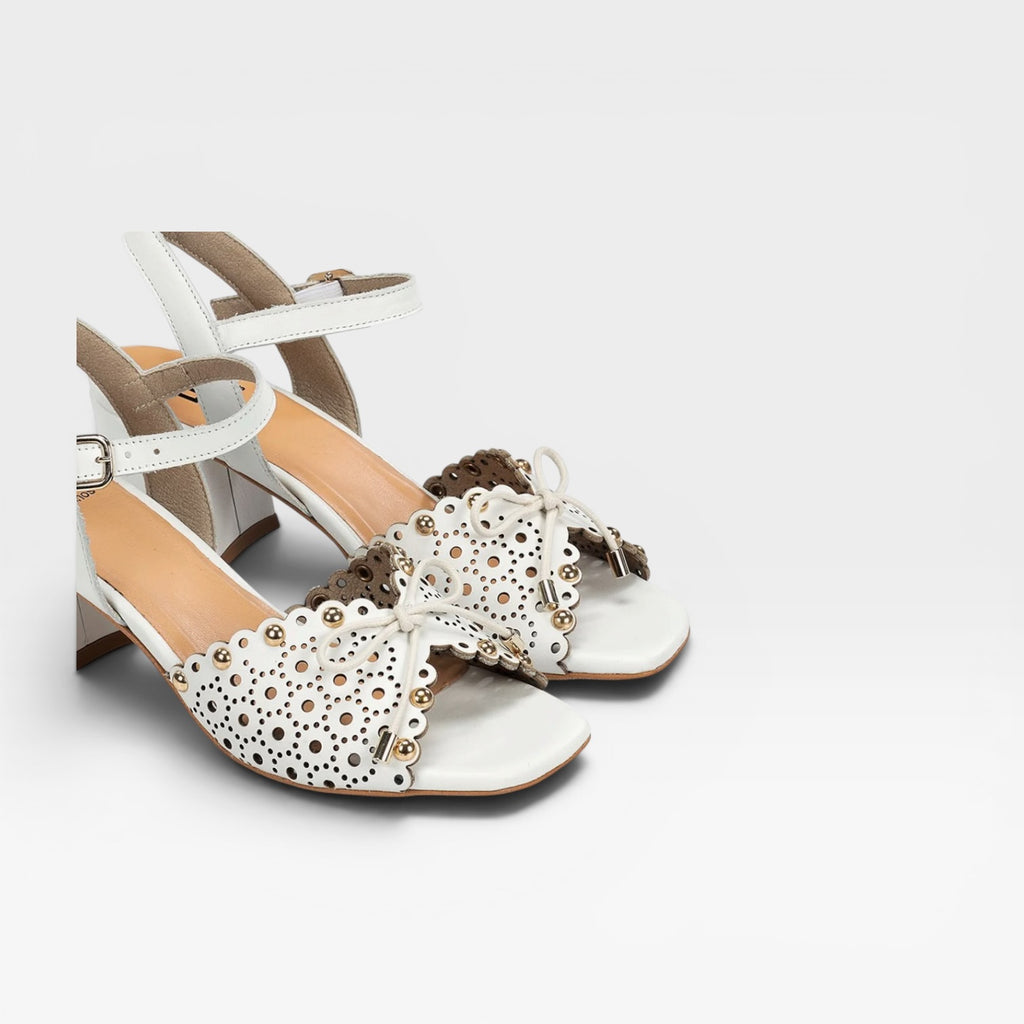 Sandalia blanca Larus D9457 - Fluchos