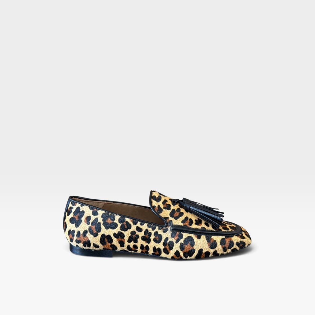 Mocasin borlas animal print   - Soraya