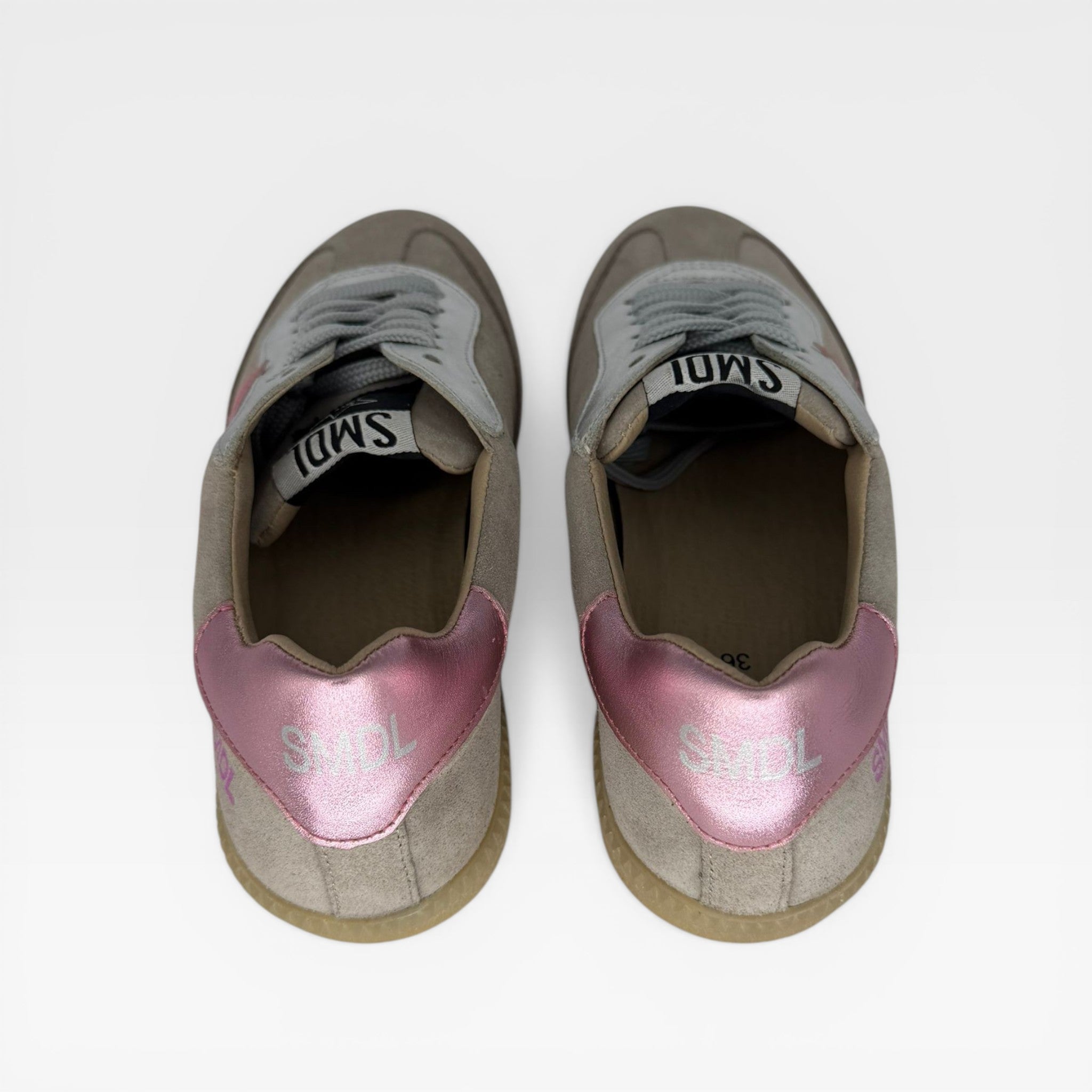 Zapatillas Gris y rosa  - Silver Moose