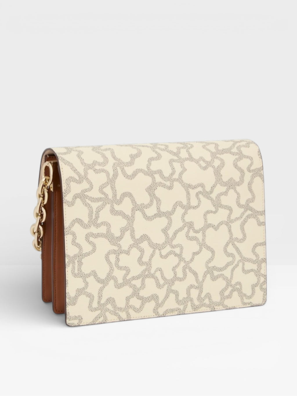 Bandolera mediana Audree Chain beige Kaos Icon - TOUS