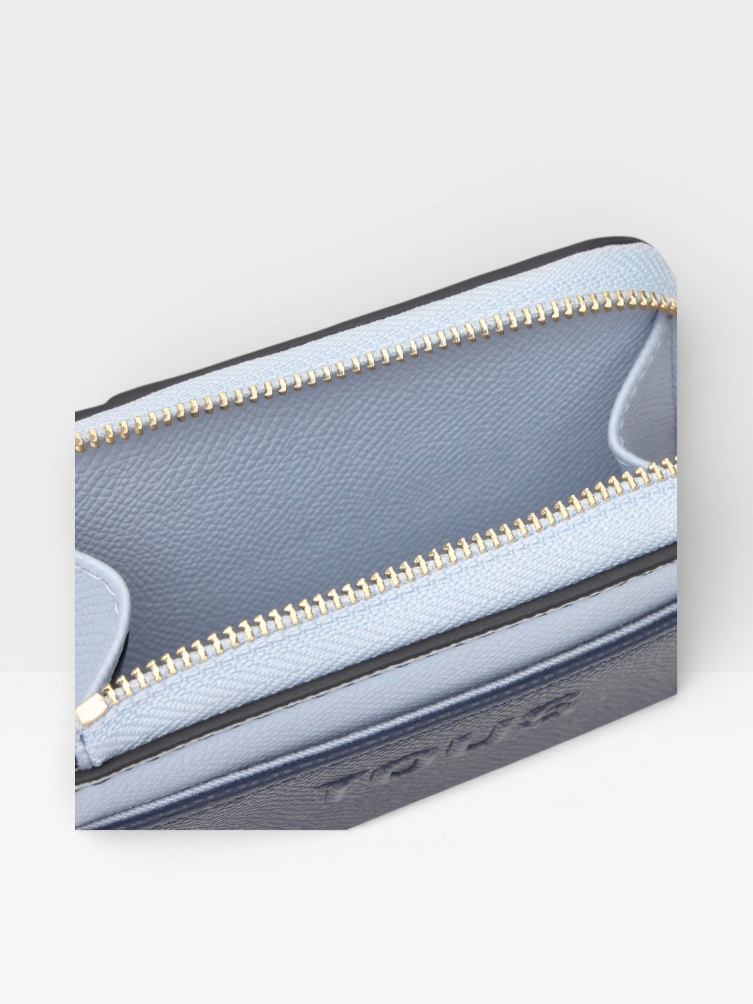 Monedero grande azul marino Audree Saffiano - TOUS