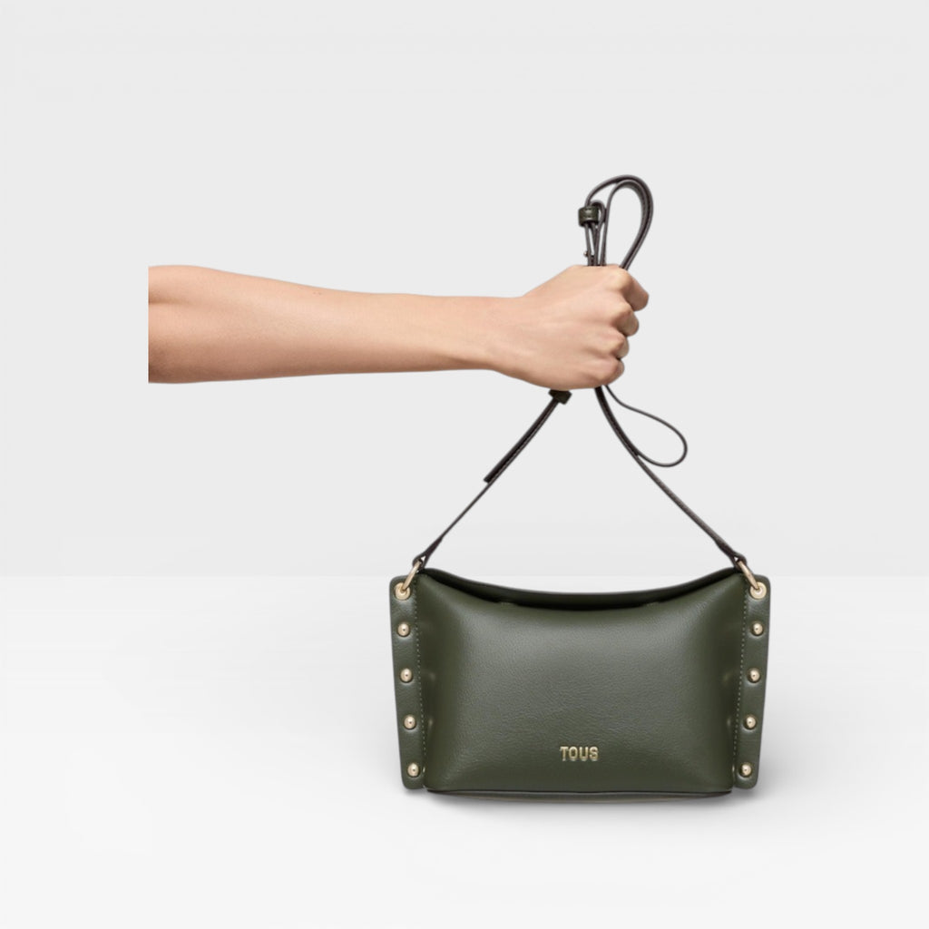 Bandolera pequeña caqui Jewelry Studs - TOUS