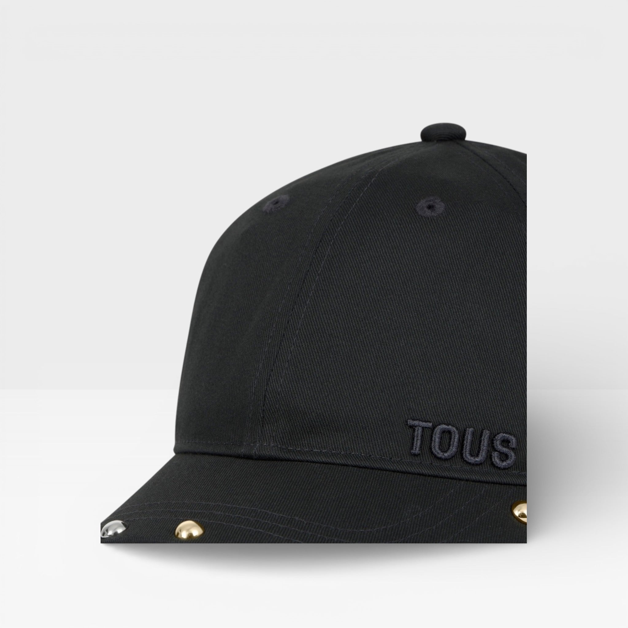 Gorra negra Jewelry studs - TOUS