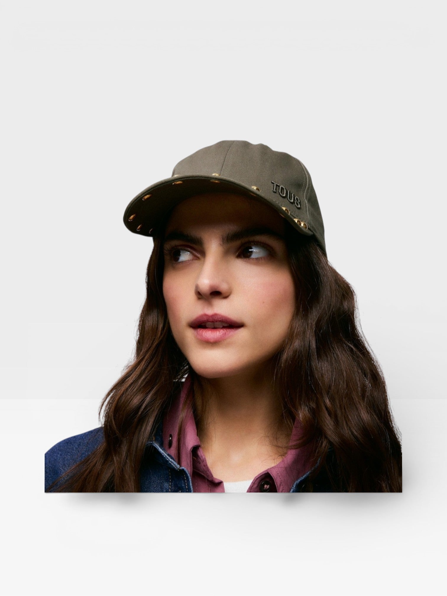 Gorra caqui Jewelry studs - TOUS