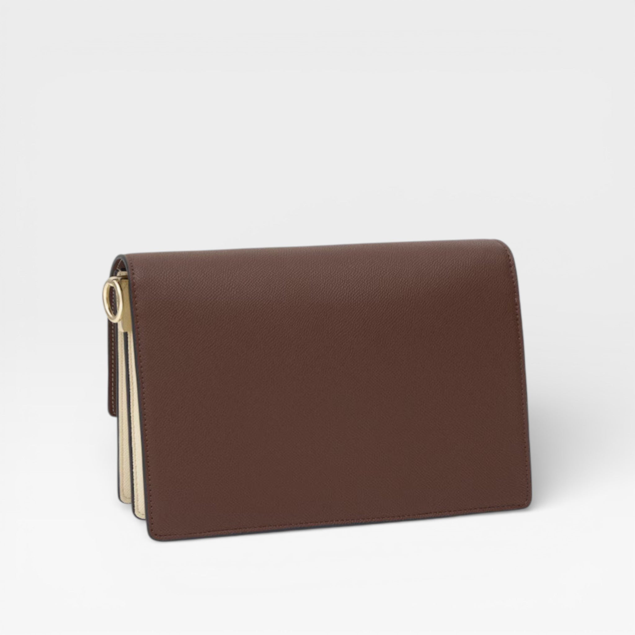 Bandolera Mediana Beige y Marrón TOUS Audree Saffiano