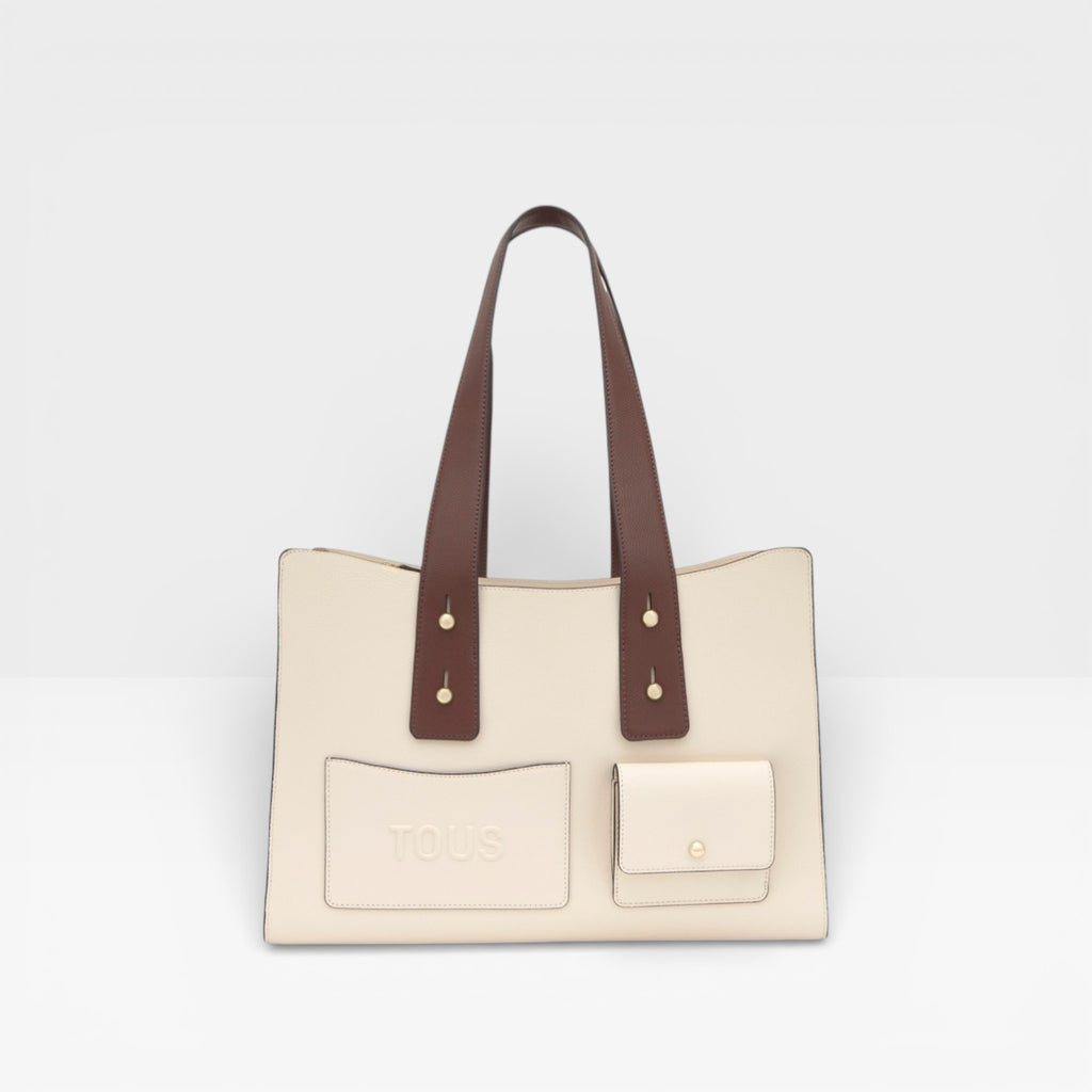 City grande Beige y marrón  Back to basic  - TOUS