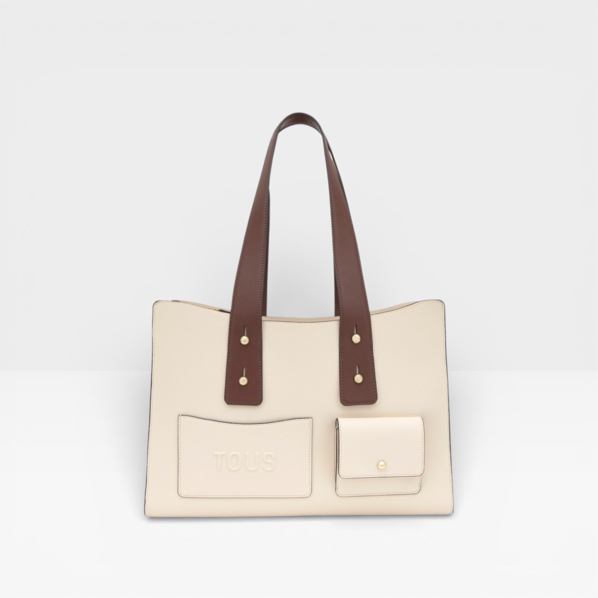 City grande Beige y marrón  Back to basic  - TOUS