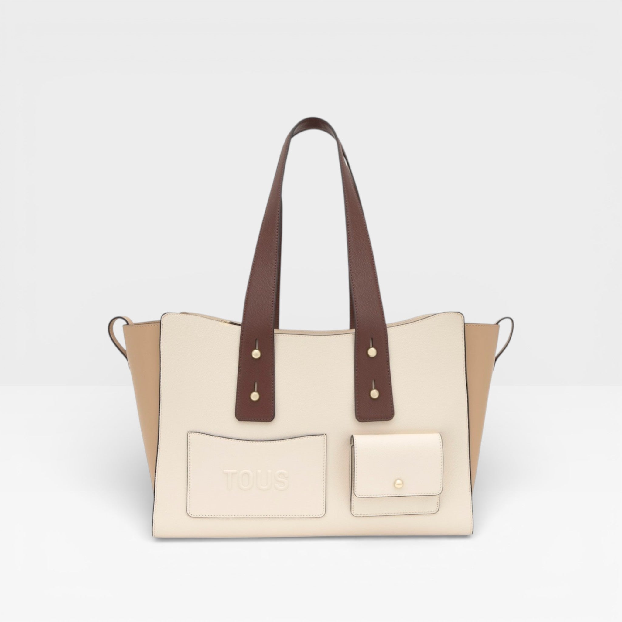 City grande Beige y marrón  Back to basic  - TOUS
