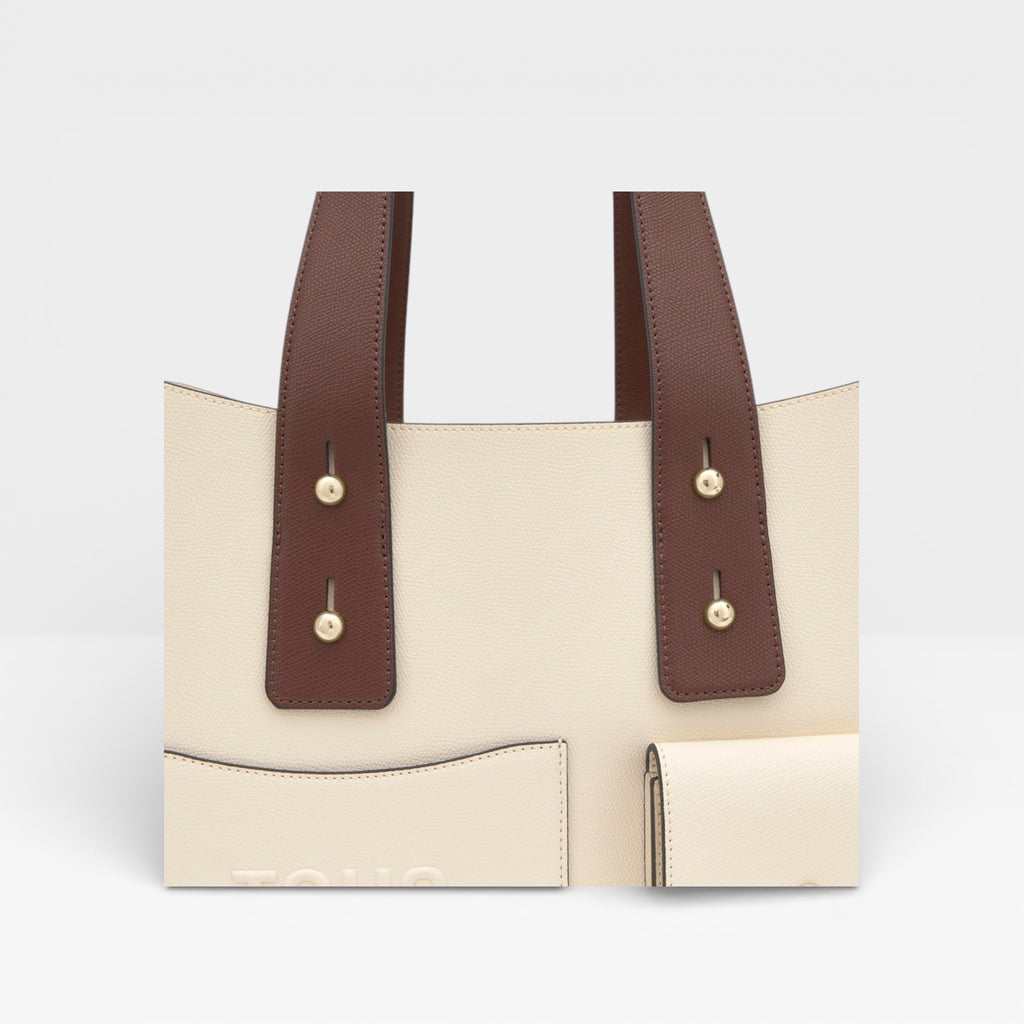 City grande Beige y marrón  Back to basic  - TOUS