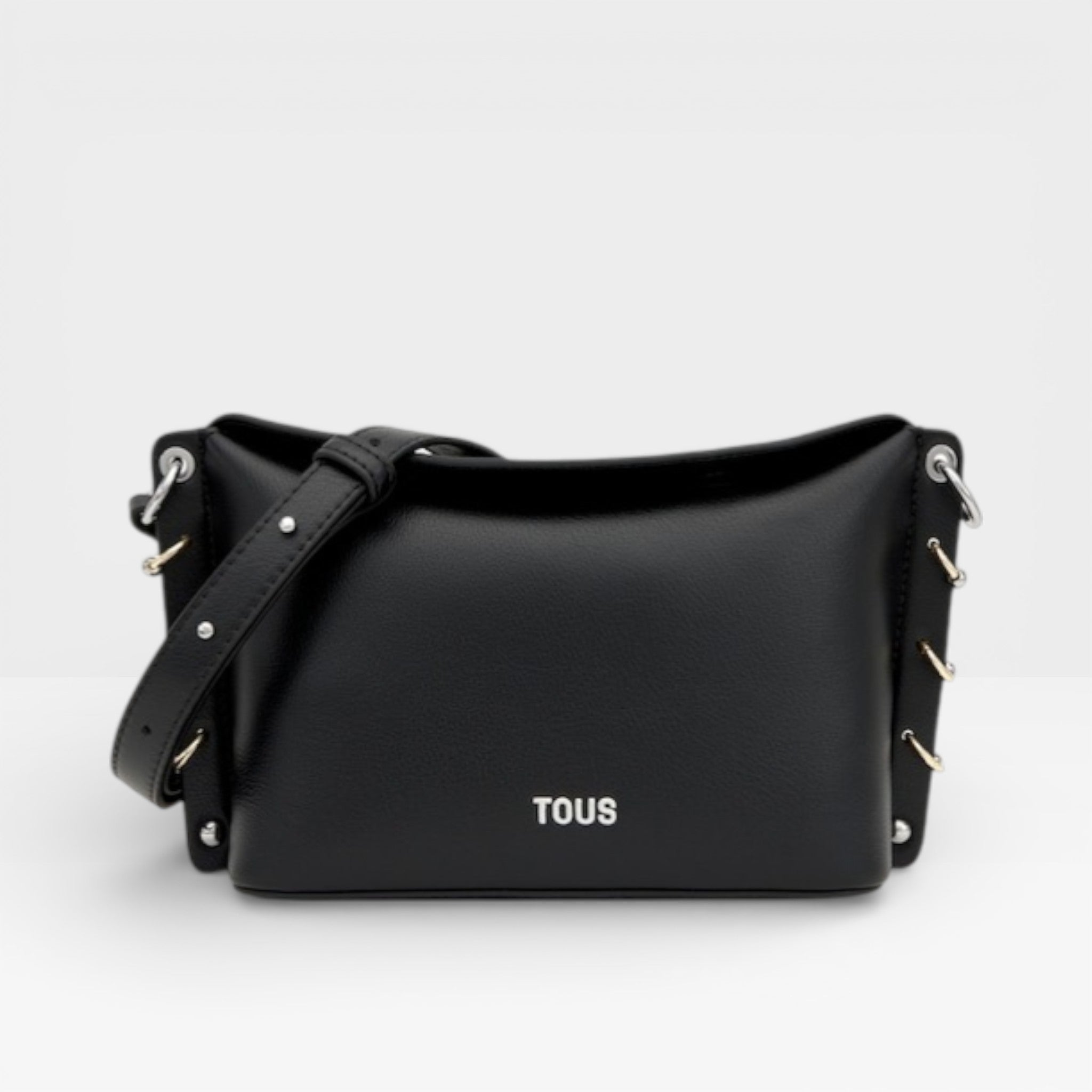 Bandolera pequeña negra Jewelry Studs - TOUS