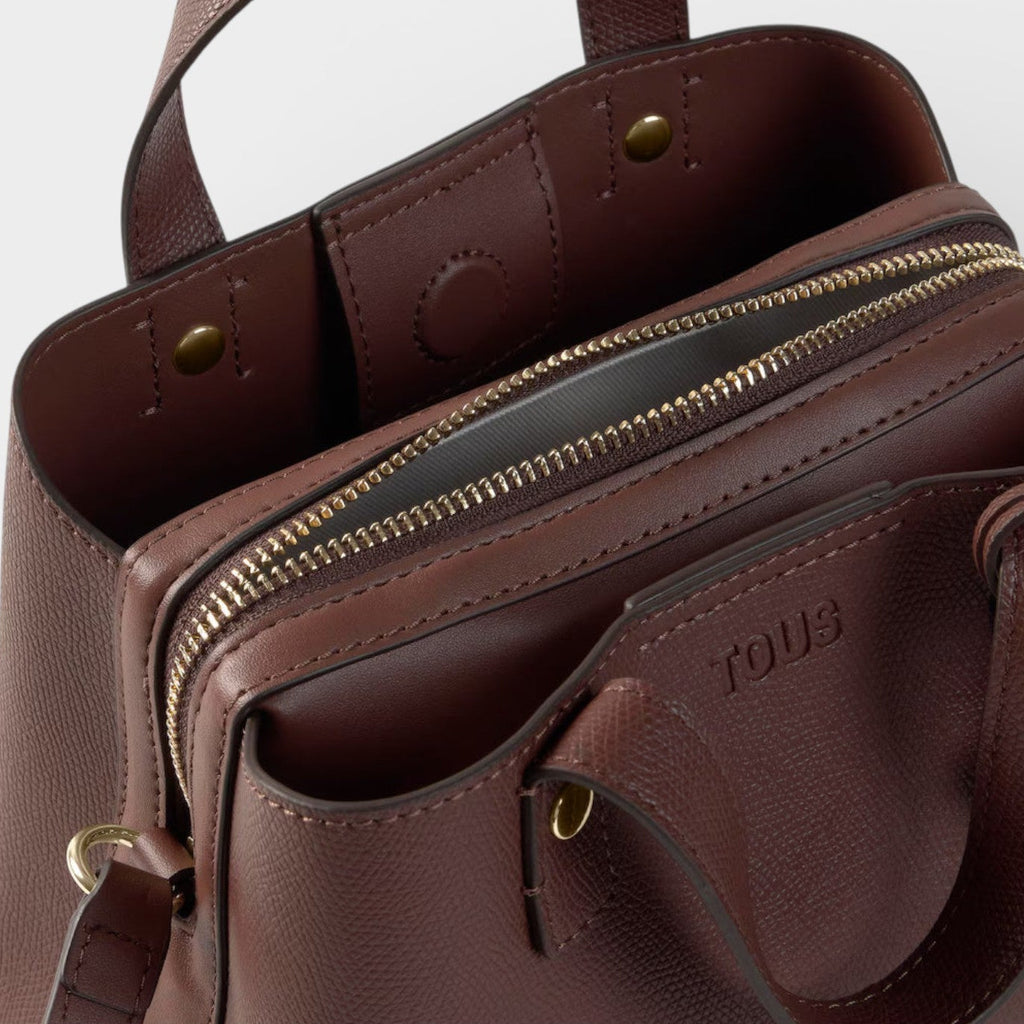 Bolso City Pequeño Marrón The Citybow - TOUS