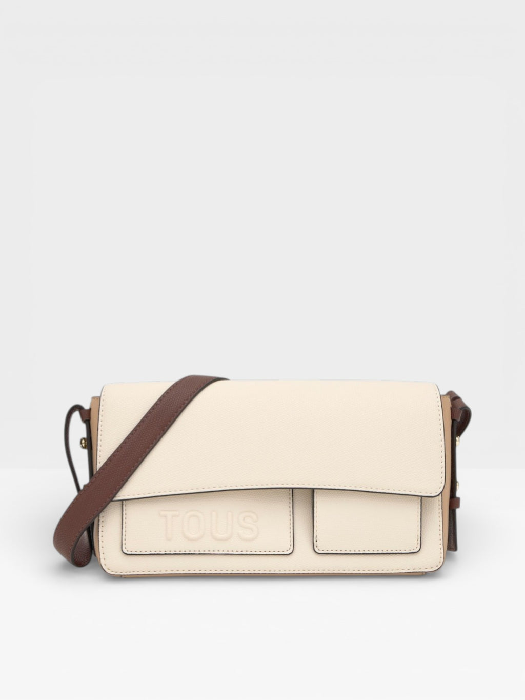 Bandolera mediana beige marrón TOUS Back to basics - TOUS