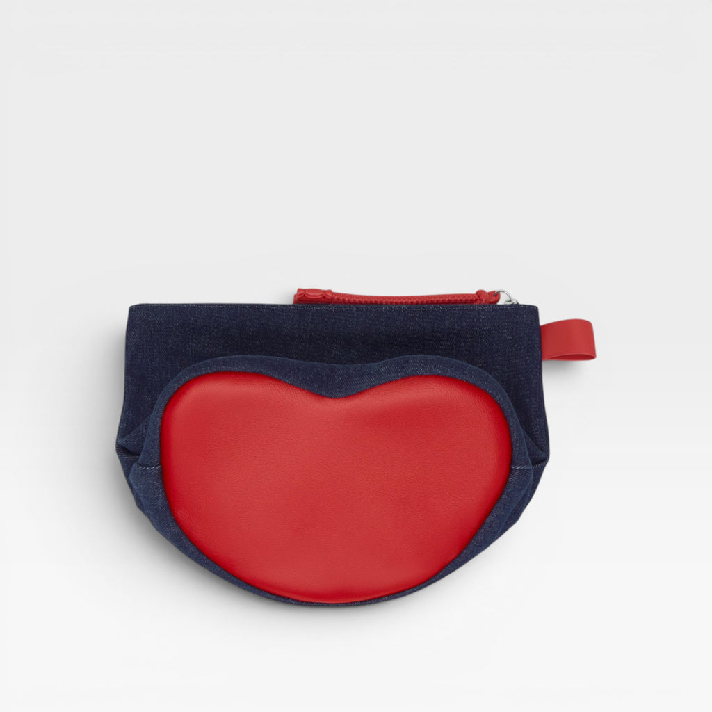 Neceser corazón rojo y azul marino Icons - TOUS
