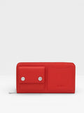 Billetera mediana roja Audree Pockets - TOUS