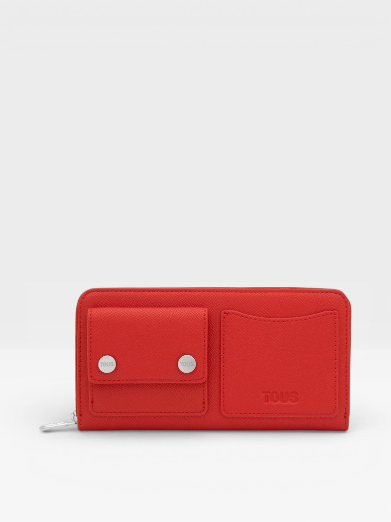 Billetera mediana roja Audree Pockets - TOUS