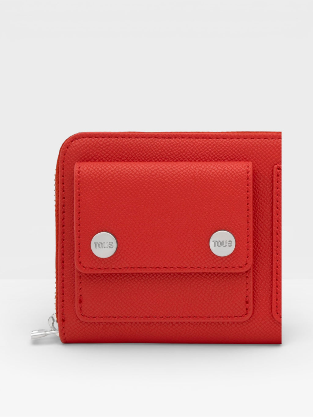 Billetera mediana roja Audree Pockets - TOUS