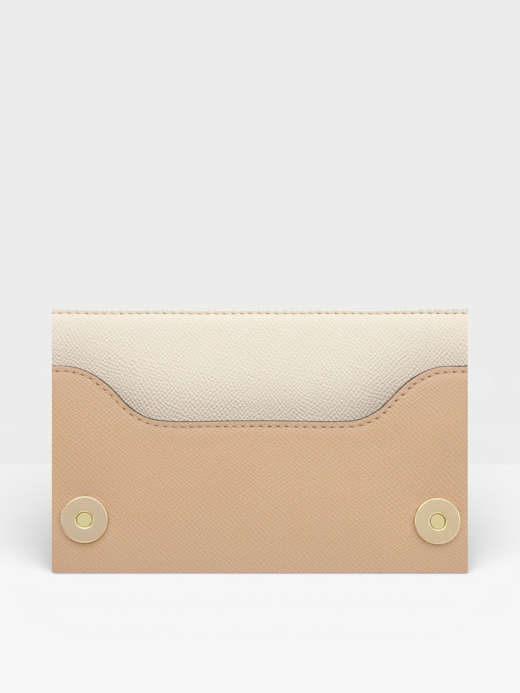 Bandolera mediana beige y marrón Audree Saffiano - TOUS