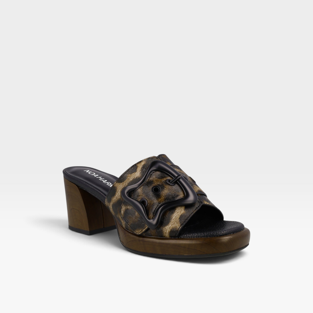 Zueco lil Haley animal print - Noa Harmon
