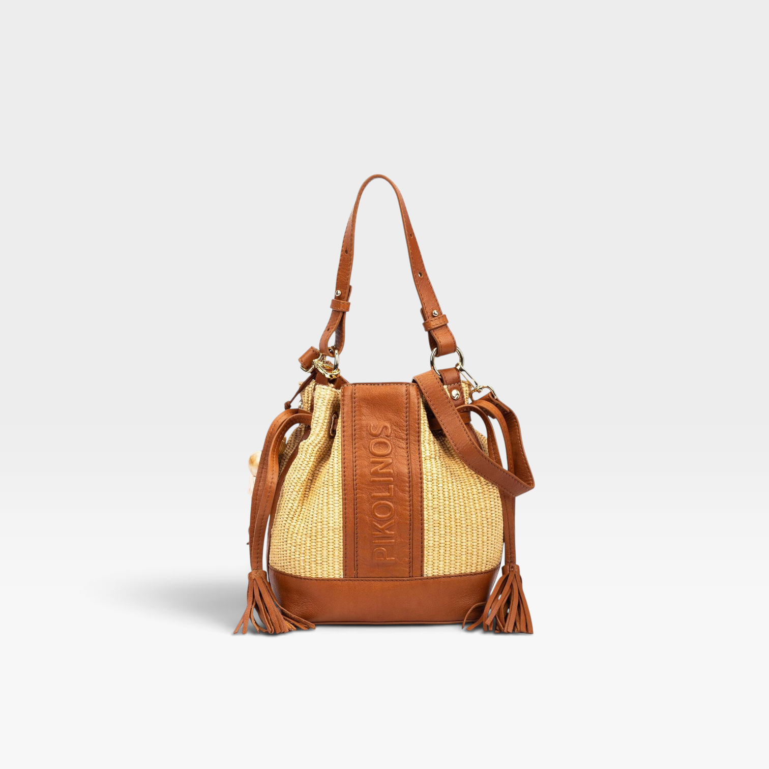 Bolso de rafia y piel Altafulla - Pikolinos