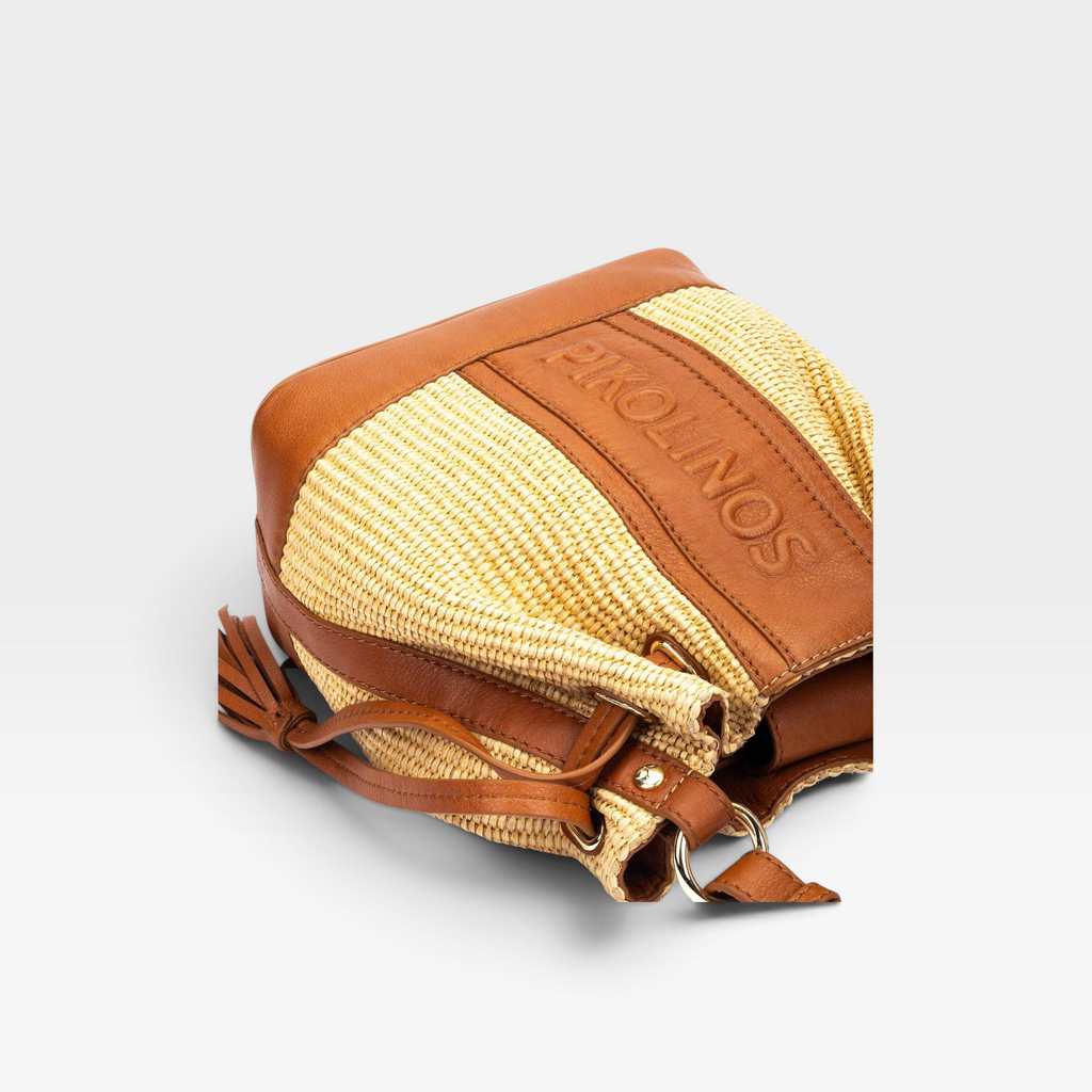 Bolso de rafia y piel Altafulla - Pikolinos