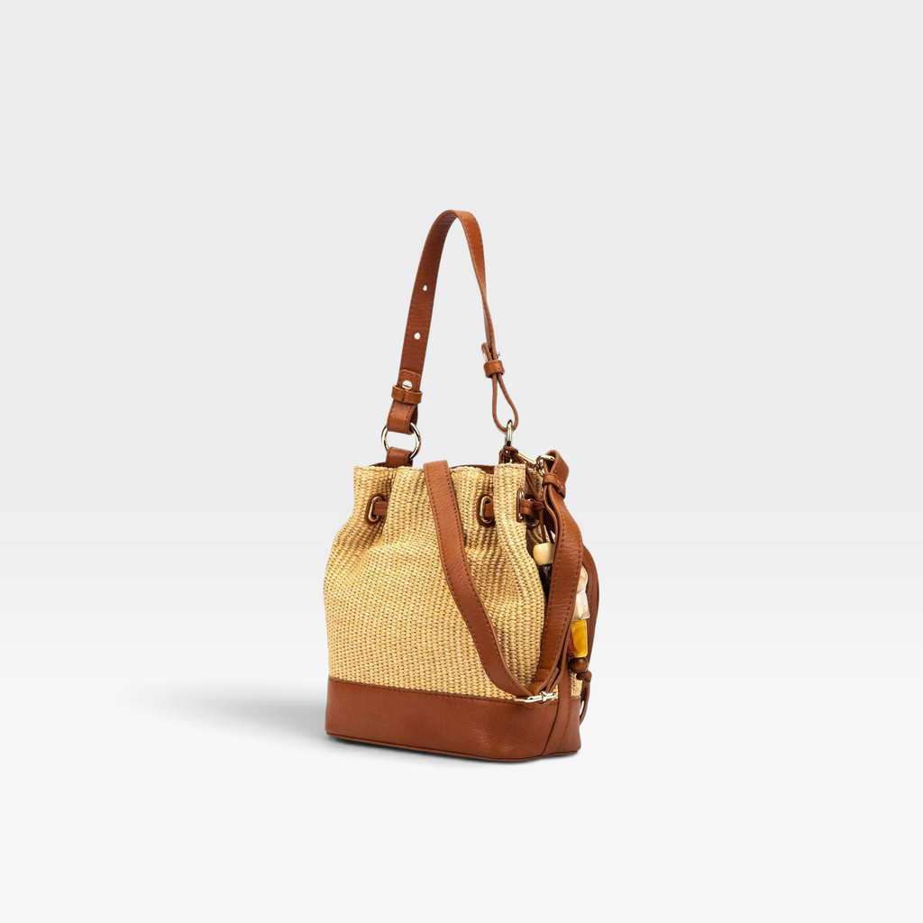 Bolso de rafia y piel Altafulla - Pikolinos