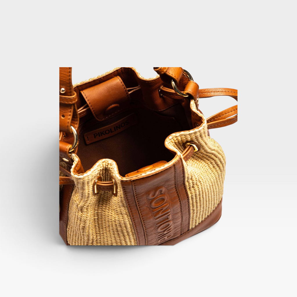 Bolso de rafia y piel Altafulla - Pikolinos