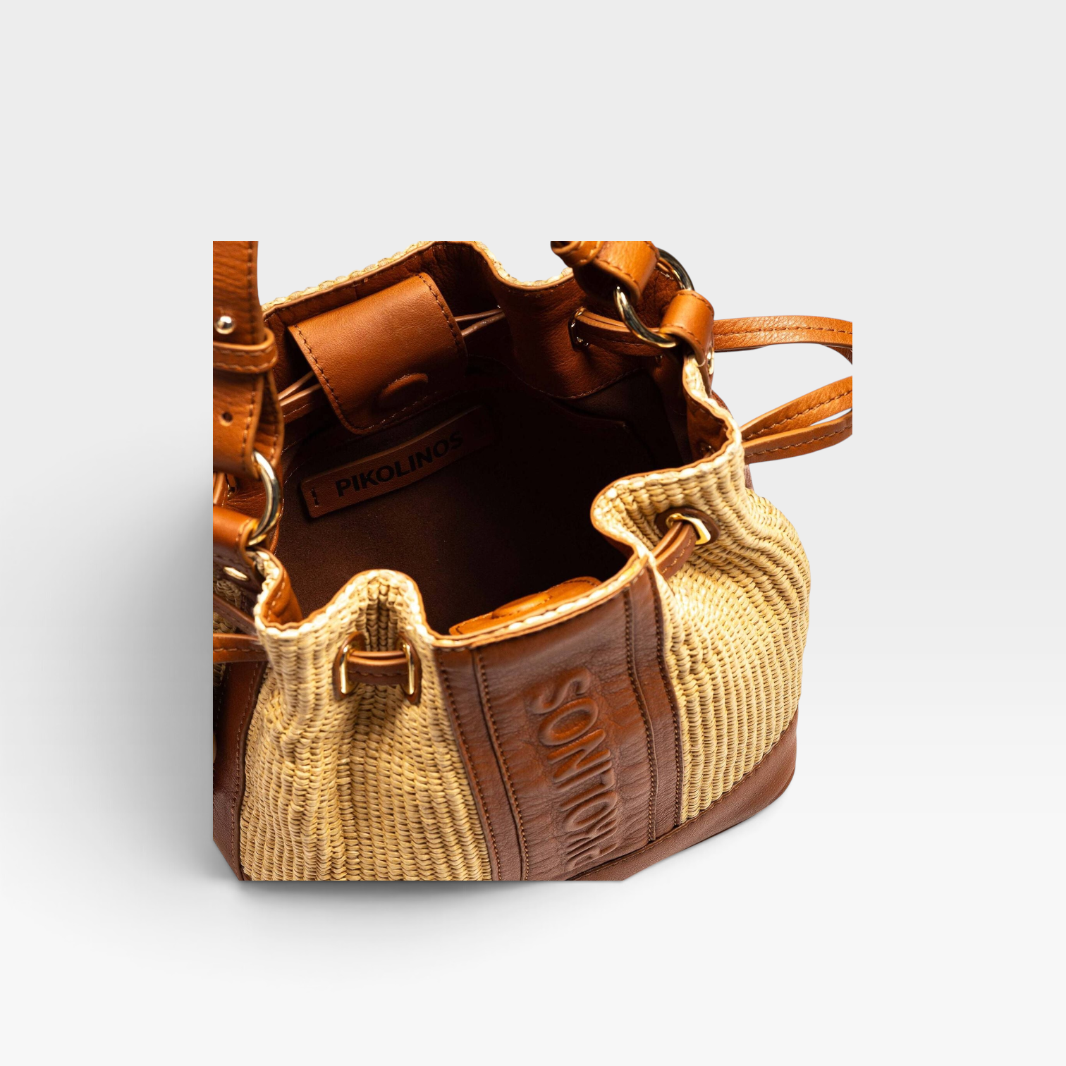 Bolso de rafia y piel Altafulla - Pikolinos